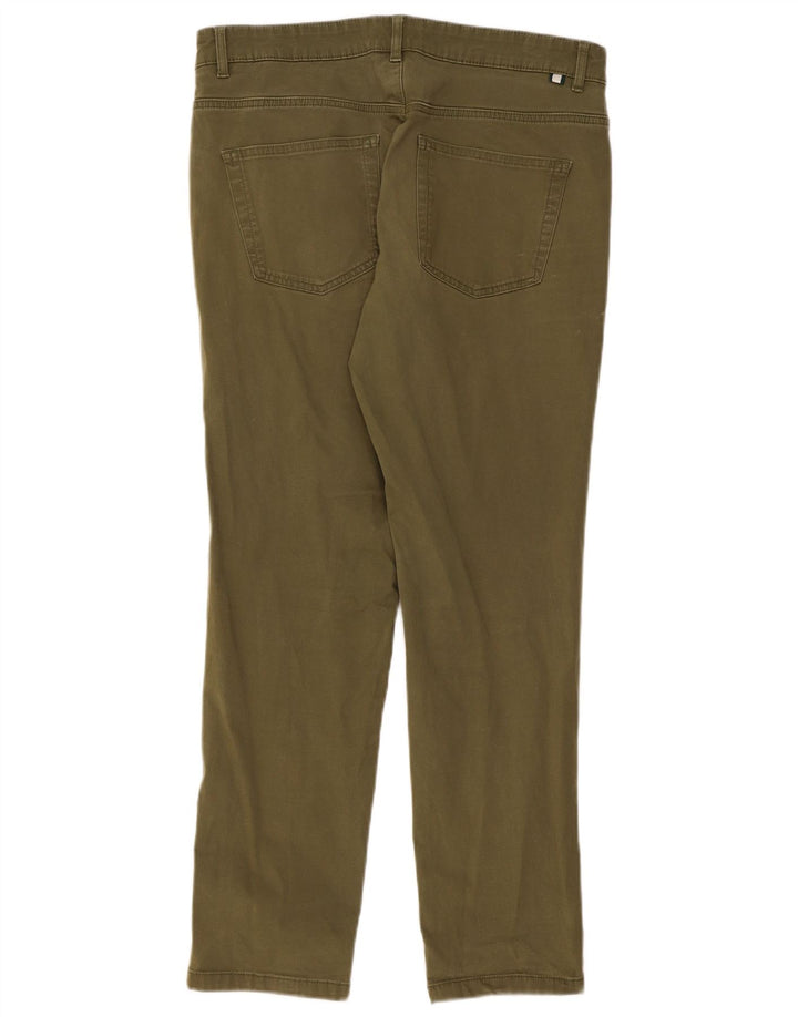 Męskie spodnie typu slim casual Ted Baker W32 L29, bawełna khaki