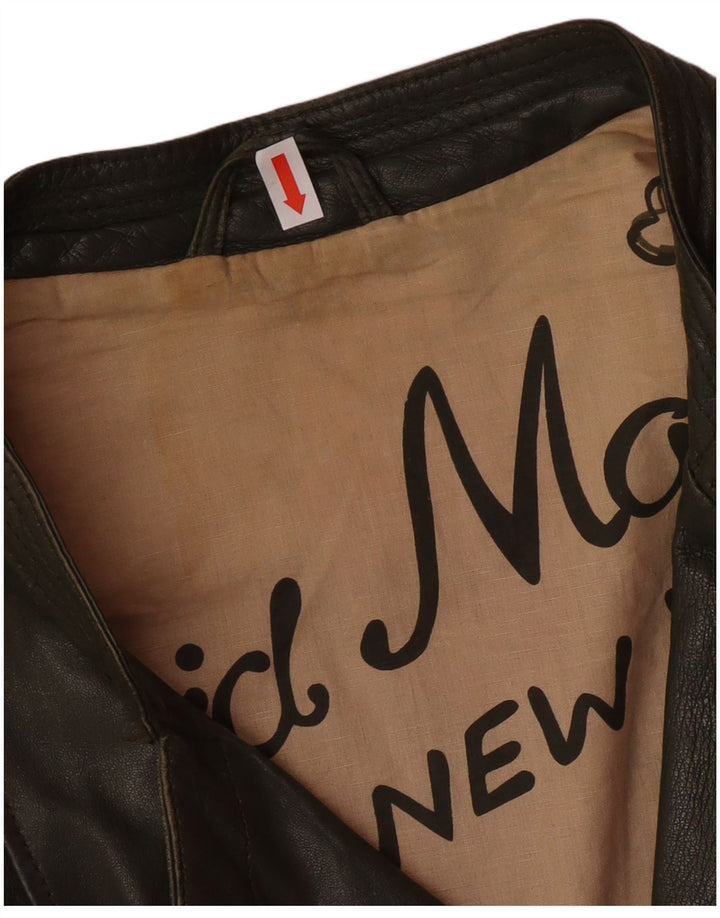 Damska kurtka motocyklowa DAVID MOORE, UK 16, duża, zielona, z blokami kolorów