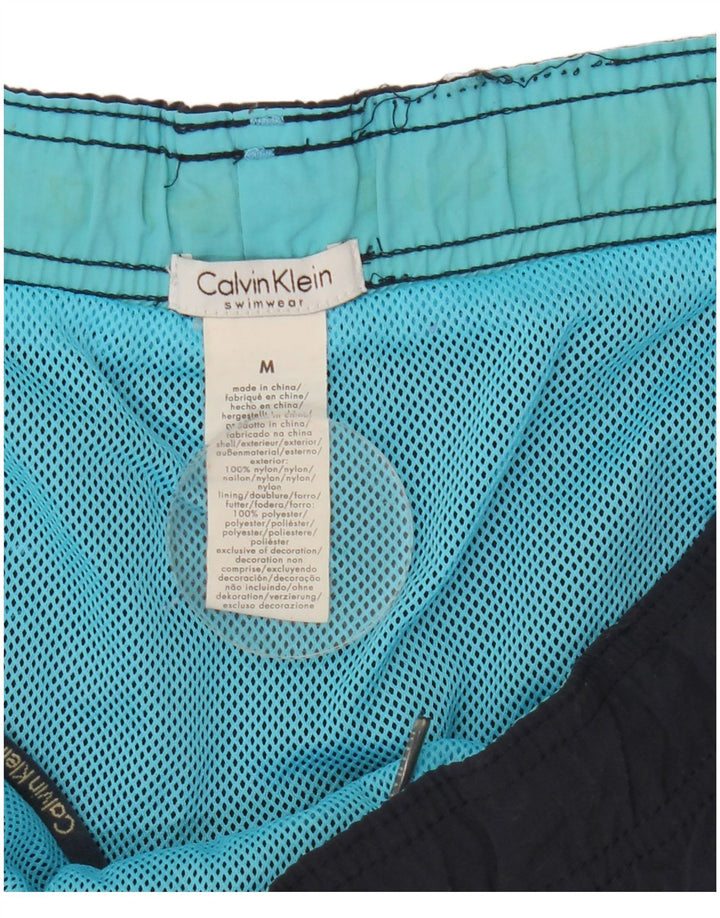 Męskie spodenki kąpielowe Calvin Klein, średni granatowy nylon