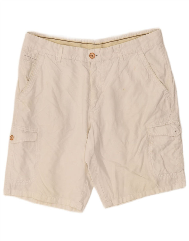 Męskie spodenki cargo Massimo Dutti EU 42 Large W32 białe