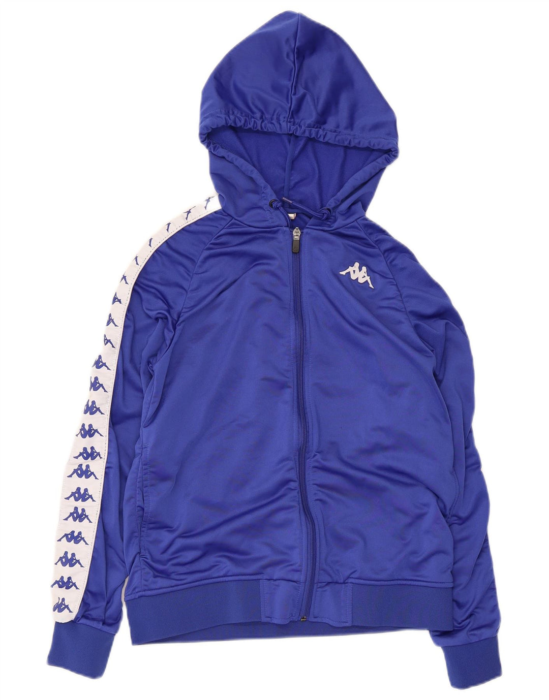 Damski sweter z kapturem i zamkiem KAPPA, UK 10, mały, niebieski