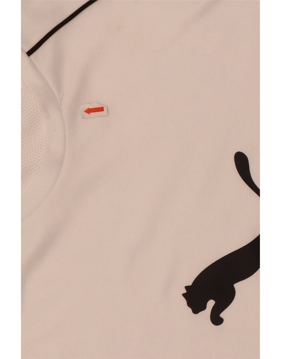 Męska koszulka z grafiką Puma Top, średni biały poliester