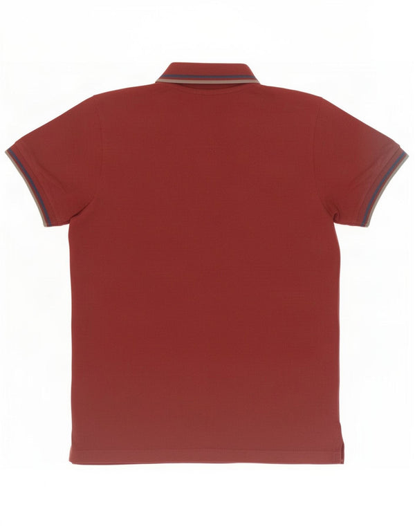 Męska koszulka polo Jack & Jones, duża, bordowa