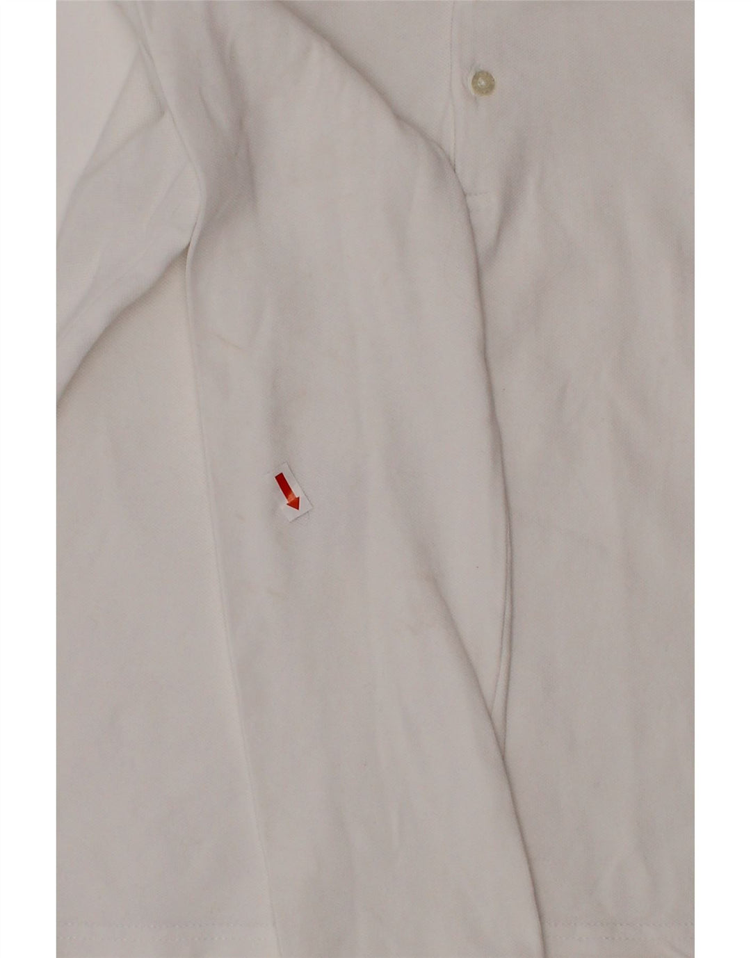 POLO RALPH LAUREN Dziewczęca koszulka polo na 12-13 lat, duże, białe, bawełniane serce