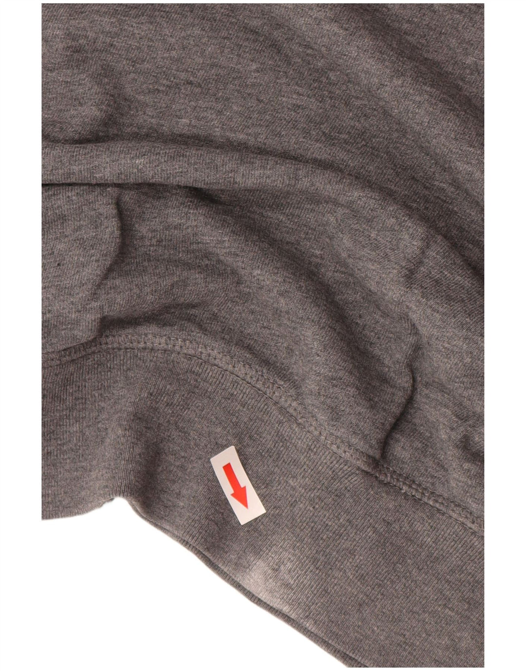 Męska bluza z grafiką Diesel, mała, szara, bawełniana