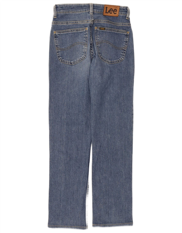 Damskie jeansy Lee Straight W28 L29 Niebieskie
