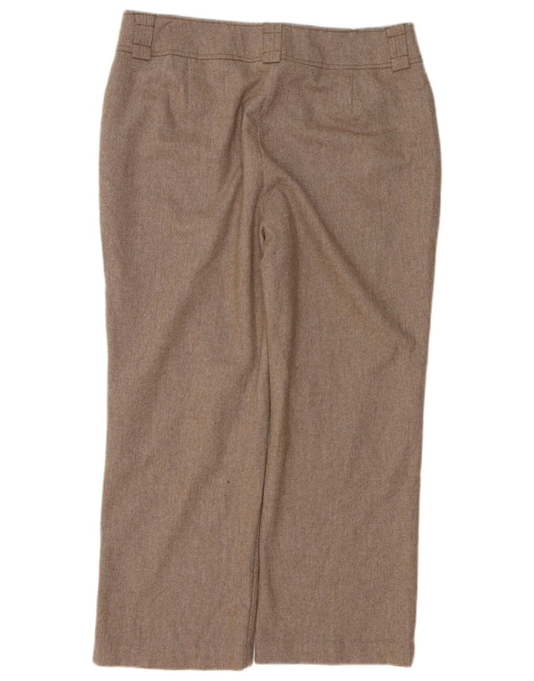 Zwężane spodnie codzienne Zara Damskie Autograph UK 18 XL W36 L26 Brązowe