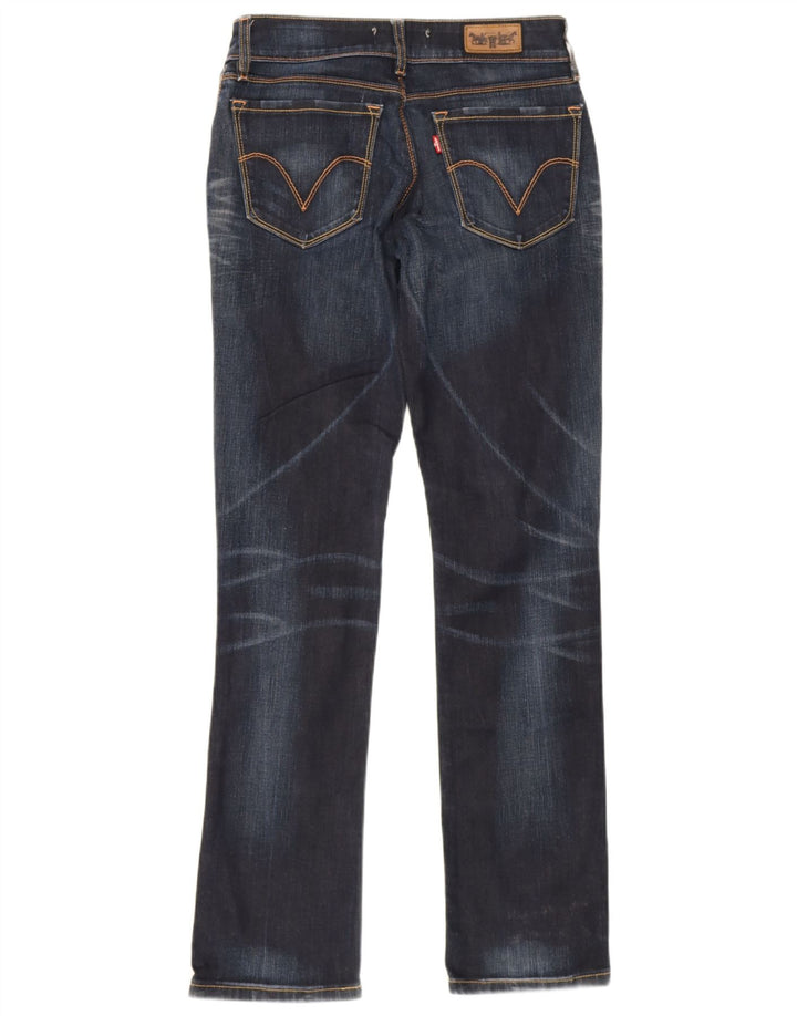 Damskie jeansy Levi's 470 Straight W30 L33 Granatowe