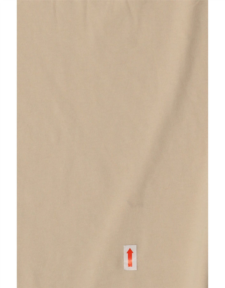 T-shirt męski VANS o klasycznym kroju, 2XL, beżowy, bawełniany