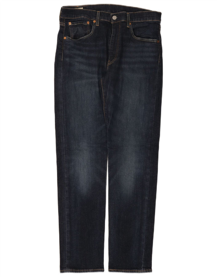 Męskie jeansy Levi's 502 Tapered W32 L32 Granatowa bawełna