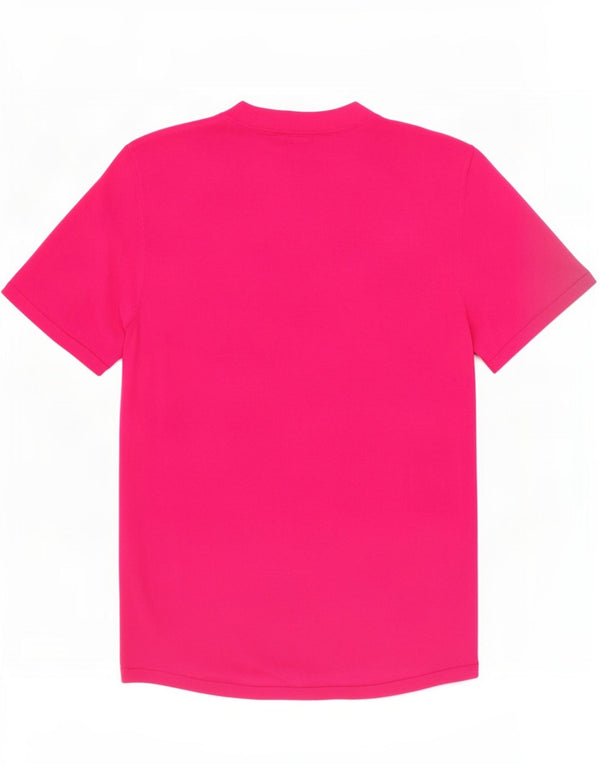 T-shirt damski Zara Top UK 12 Średni różowy wiskoza
