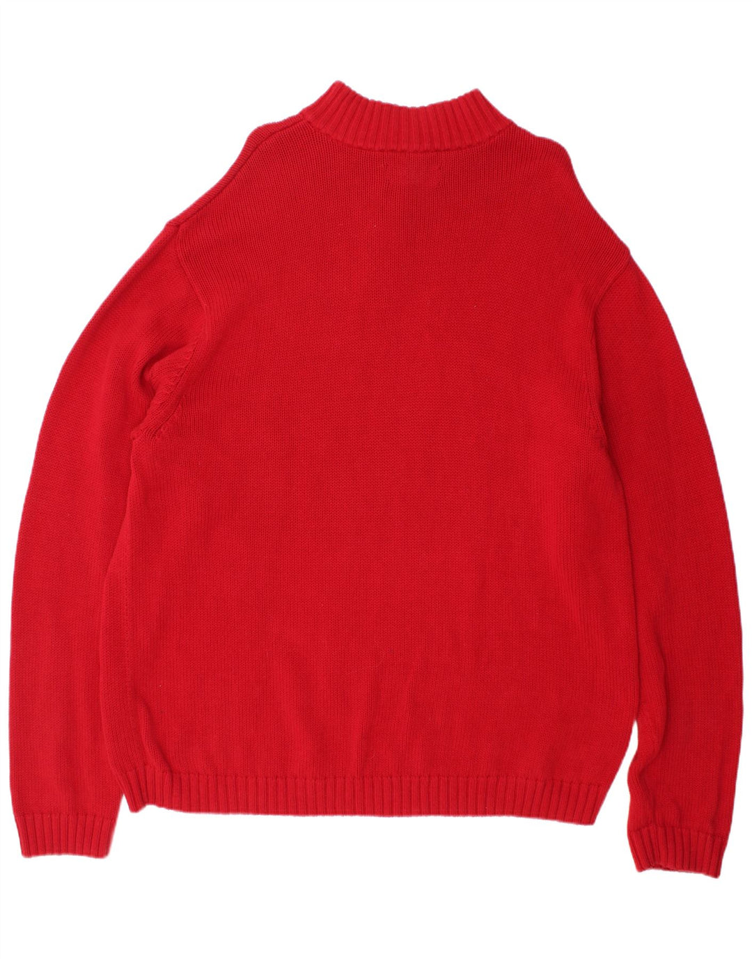 Męski sweter z zamkiem błyskawicznym Chaps 2XL, czerwona bawełna