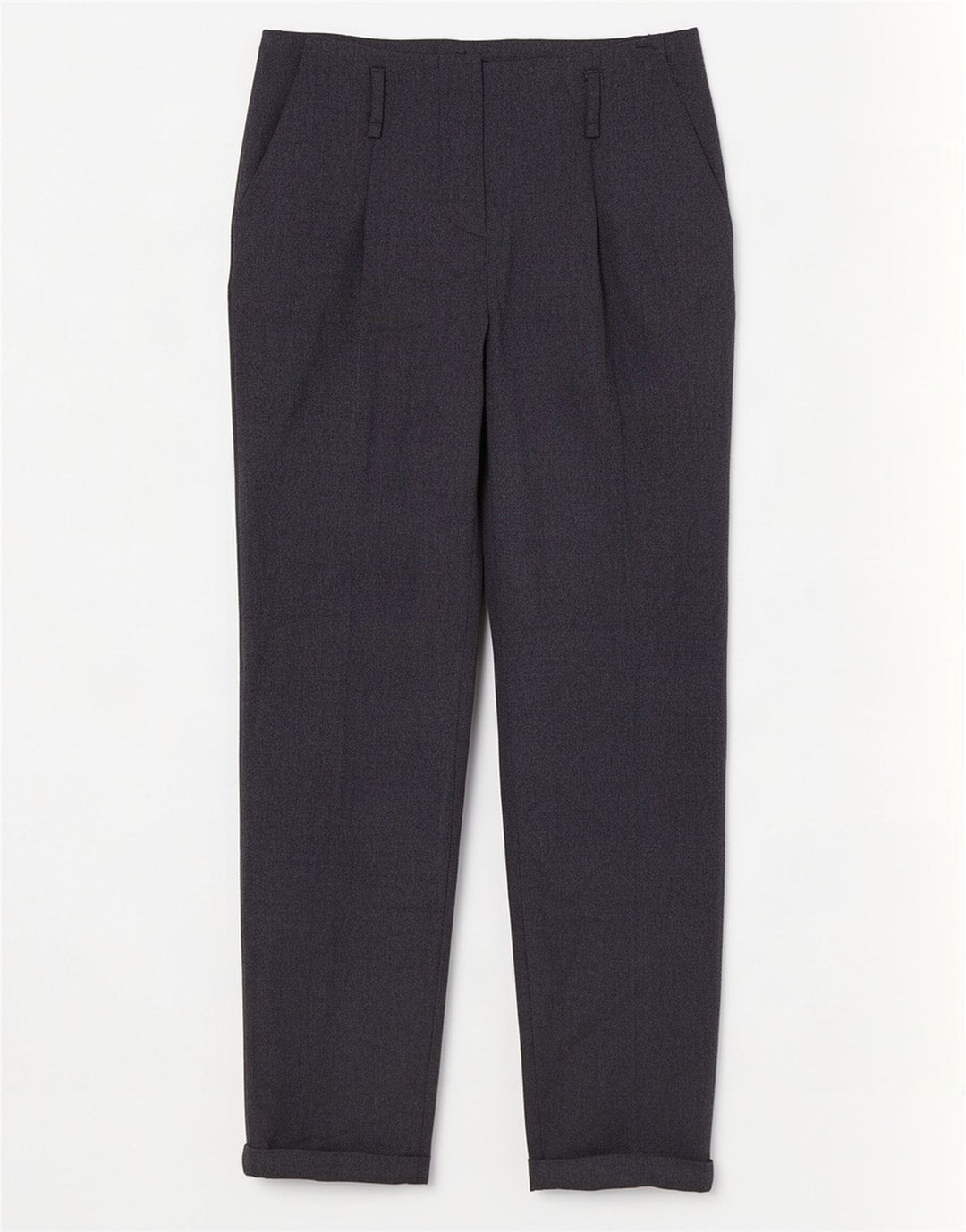 Proste spodnie chino Zara, małe, W26 L28, granatowe, poliestrowe