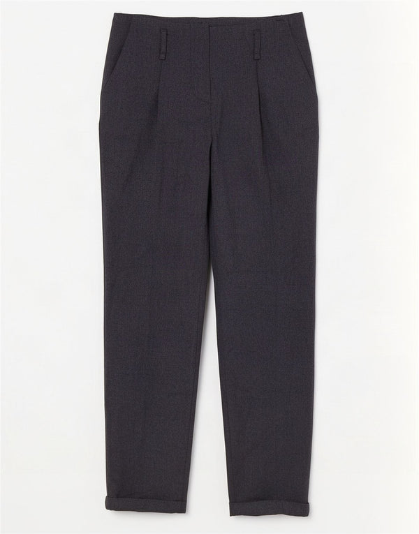Proste spodnie chino Zara, małe, W26 L28, granatowe, poliestrowe