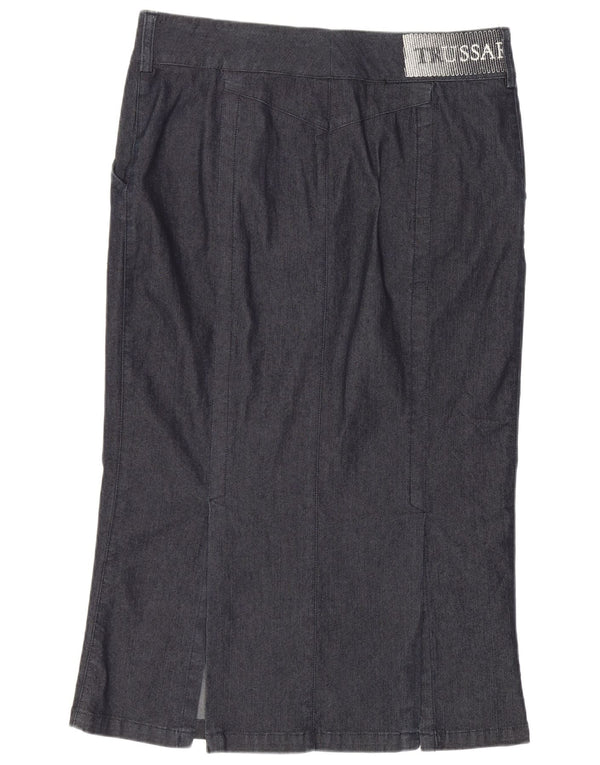 Damska spódnica dżinsowa Trussardi IT 44 Medium W30 Granatowa bawełna
