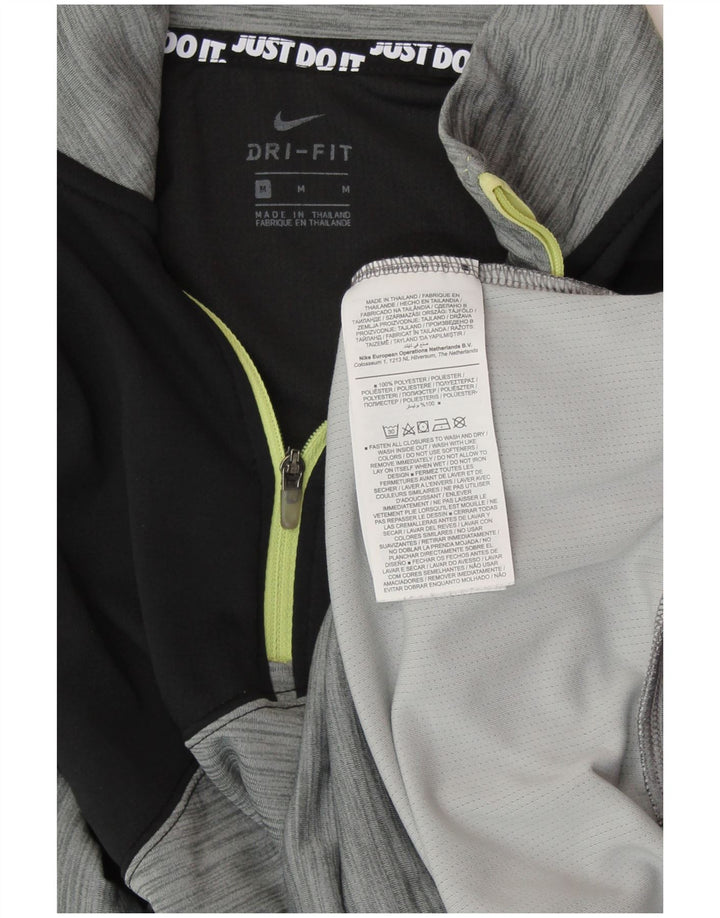 Damski dres NIKE Dri Fit z pulowerem, UK 14, średni szary, blok kolorów