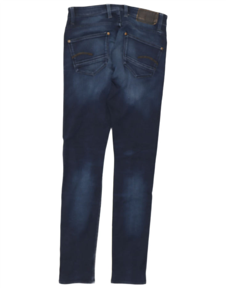 Damskie jeansy G-STAR Revend Super Slim W31 L34 Granatowa bawełna