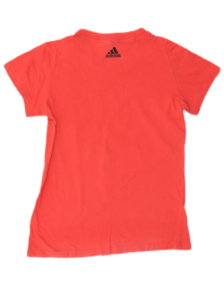 Damska koszulka z grafiką ADIDAS Top UK 12, średnia czerwień