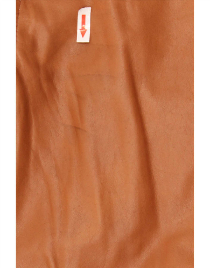 Vintage męska kurtka shearling IT 48 średni brąz