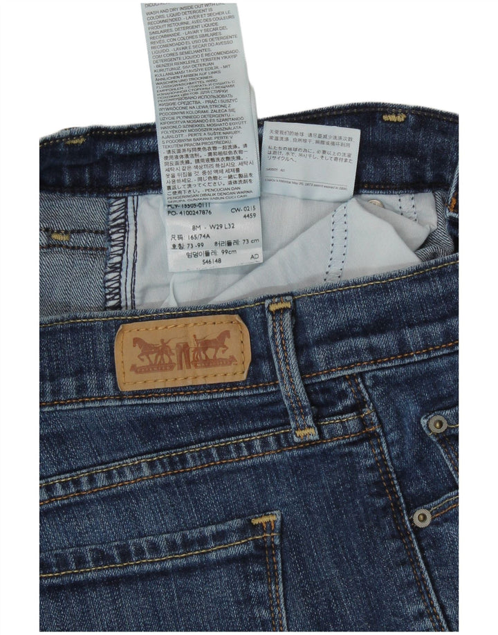 Damskie jeansy Levi's US 8 Medium W29 L34 Niebieskie bawełniane