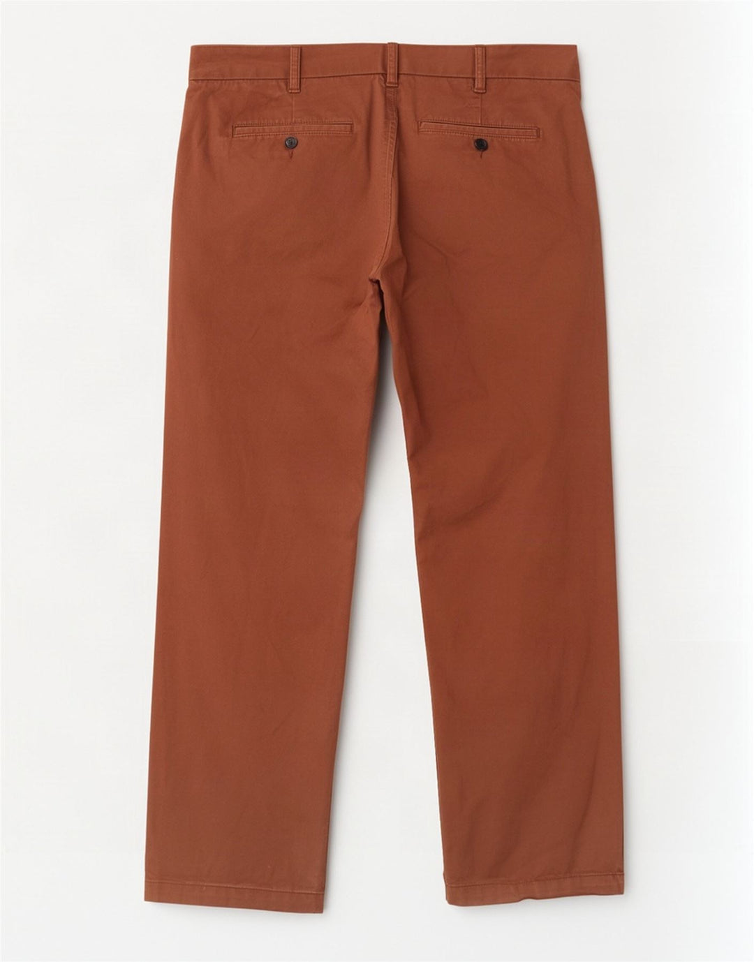 Marks & Spencer Męskie spodnie chino o prostym kroju o regularnym kroju W40 L29 brązowe