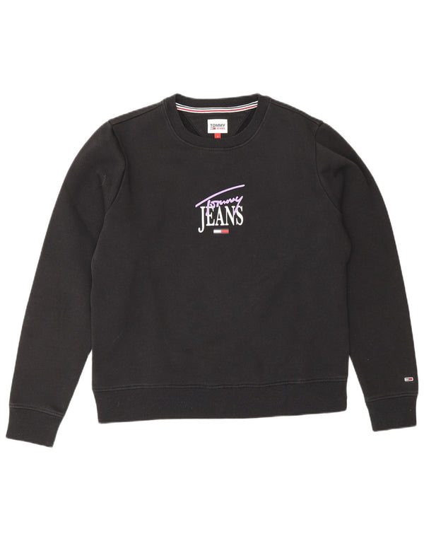 Damska bluza z grafiką TOMMY HILFIGER UK 10, mała czarna