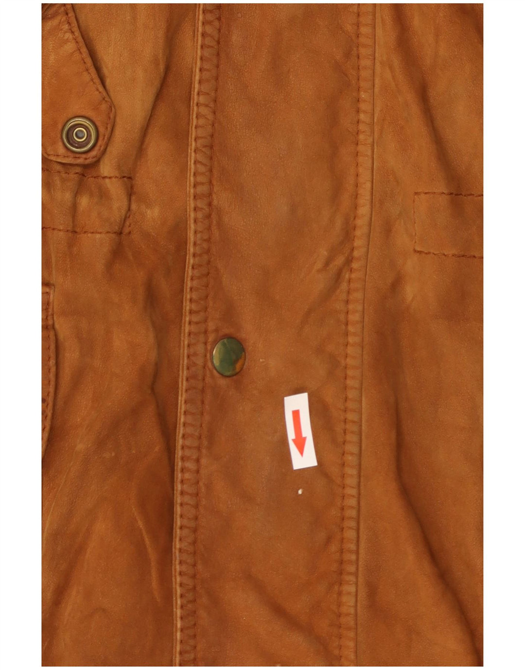 Vintage męska zamszowa kurtka IT 54 2XL brązowa skóra