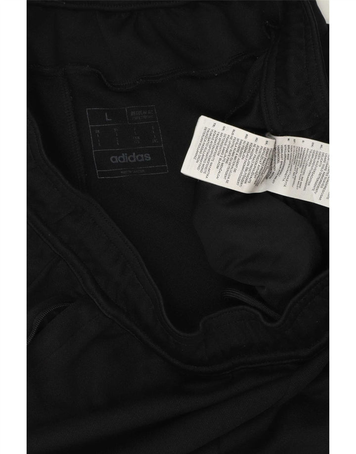 Męskie spodenki sportowe Adidas Aeroready o regularnym kroju, duże, czarne, poliestrowe