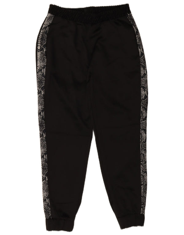 Damskie spodnie dresowe Zara Joggers UK 10 Mały czarny nadruk zwierzęcy