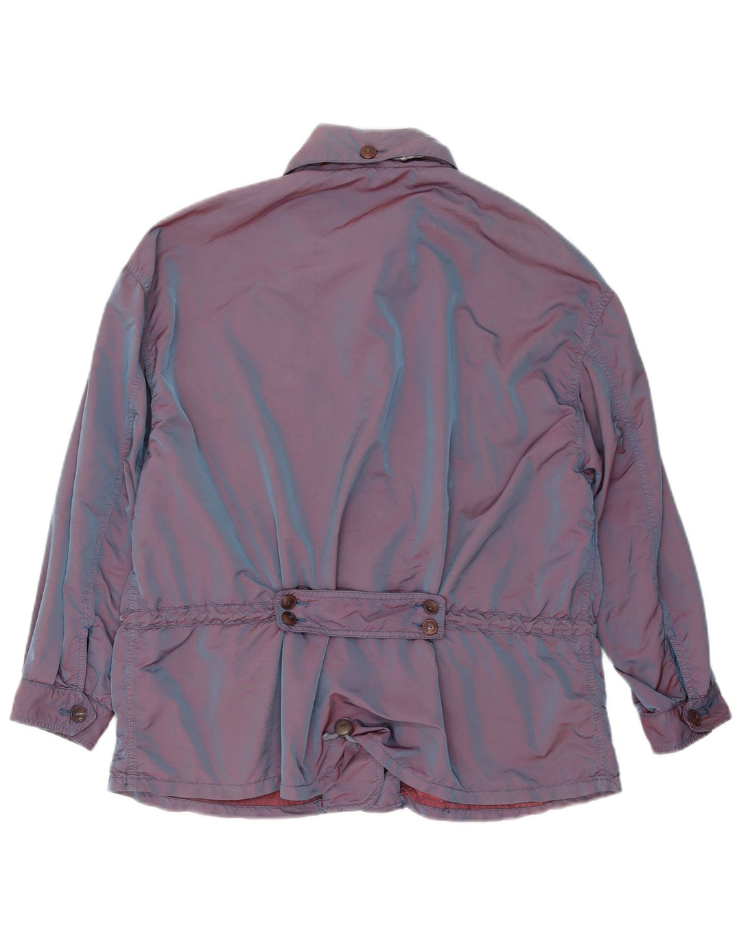 Vintage damska kurtka oversize IT 44, średni niebieski poliamid