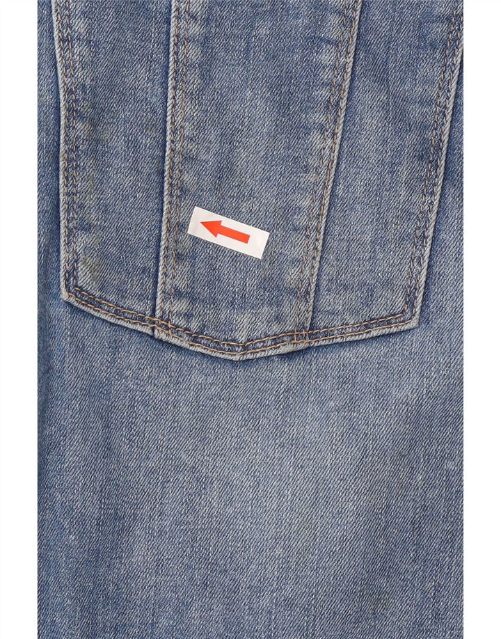 Damskie spodenki jeansowe Fat Face w trudnej sytuacji UK 12 Medium W32 Blue