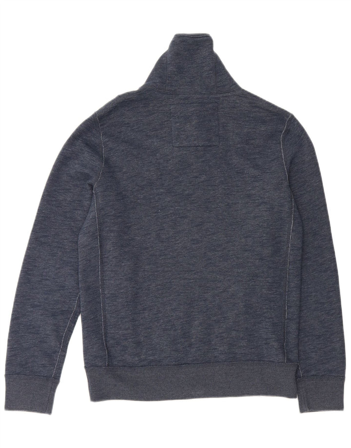 Męska bluza dresowa Abercrombie & Fitch, mała, granatowa, nakrapiana