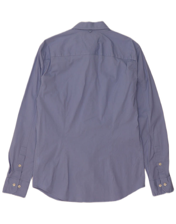 Męska koszula slim fit Tommy Hilfiger, duża, niebieska, bawełniana