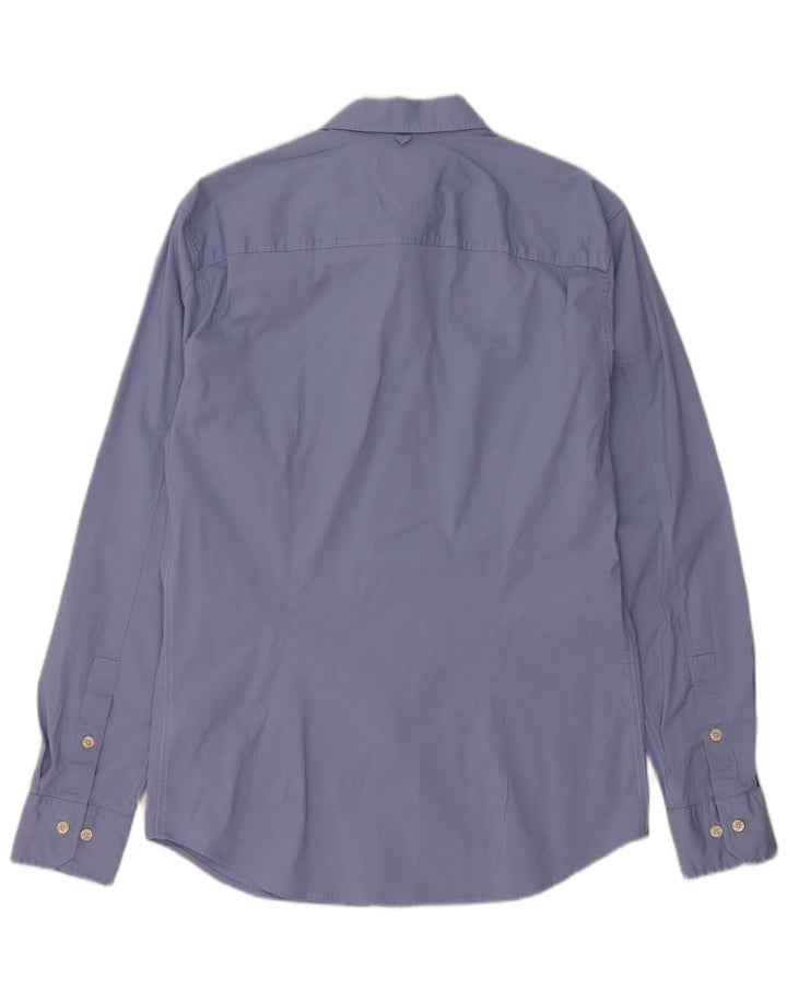 Męska koszula slim fit Tommy Hilfiger, duża, niebieska, bawełniana