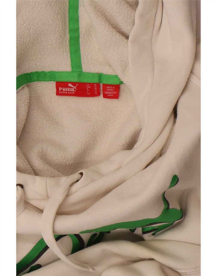 Damska bluza z kapturem Puma Graphic UK 12 Medium White