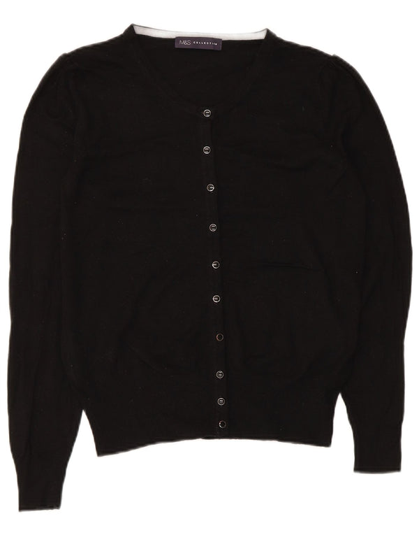 Sweter damski Zara Cardigan UK 8 Small Black Wiskoza