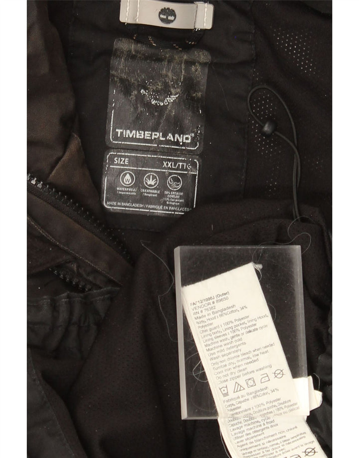 Męska kurtka wiatrówka Timberland UK 44 2XL Czarna bawełna