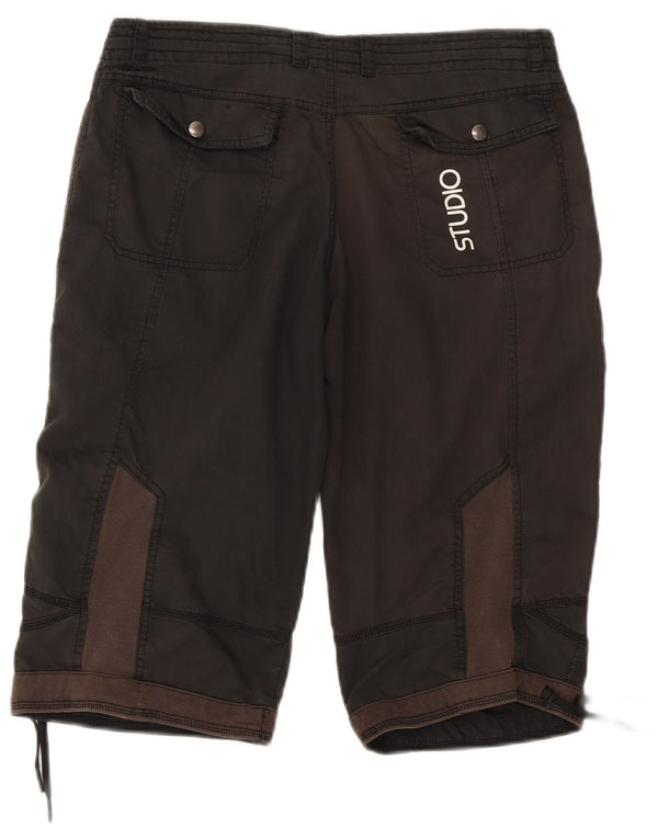 Damskie spodenki Nike Graphic Chino UK 12 Medium W30 Czarna bawełna z blokami kolorów
