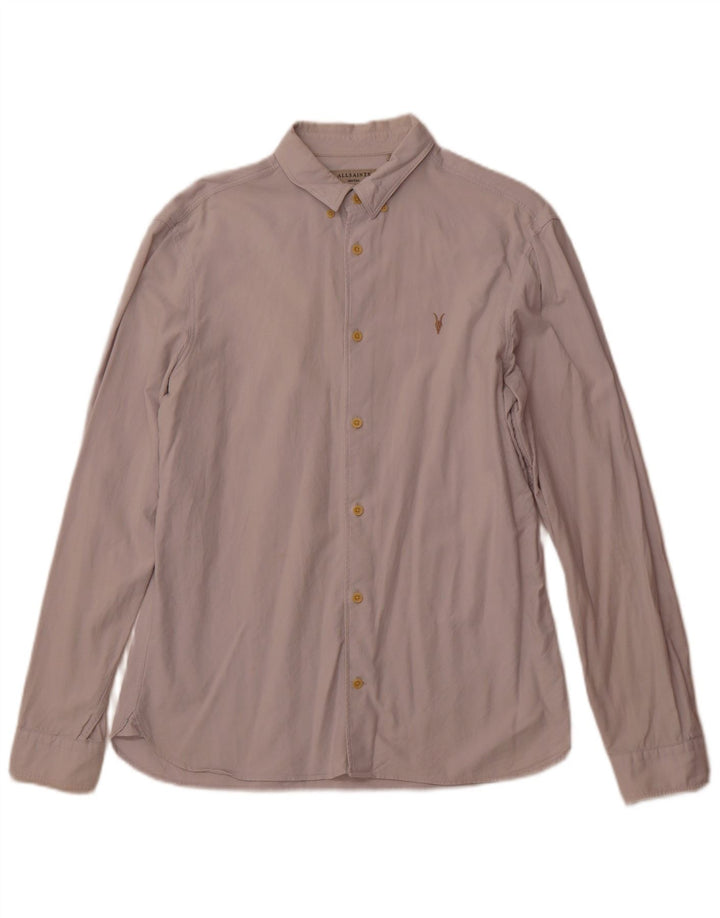 Koszula męska All Saints, średnia, bawełniana w kolorze złamanej bieli