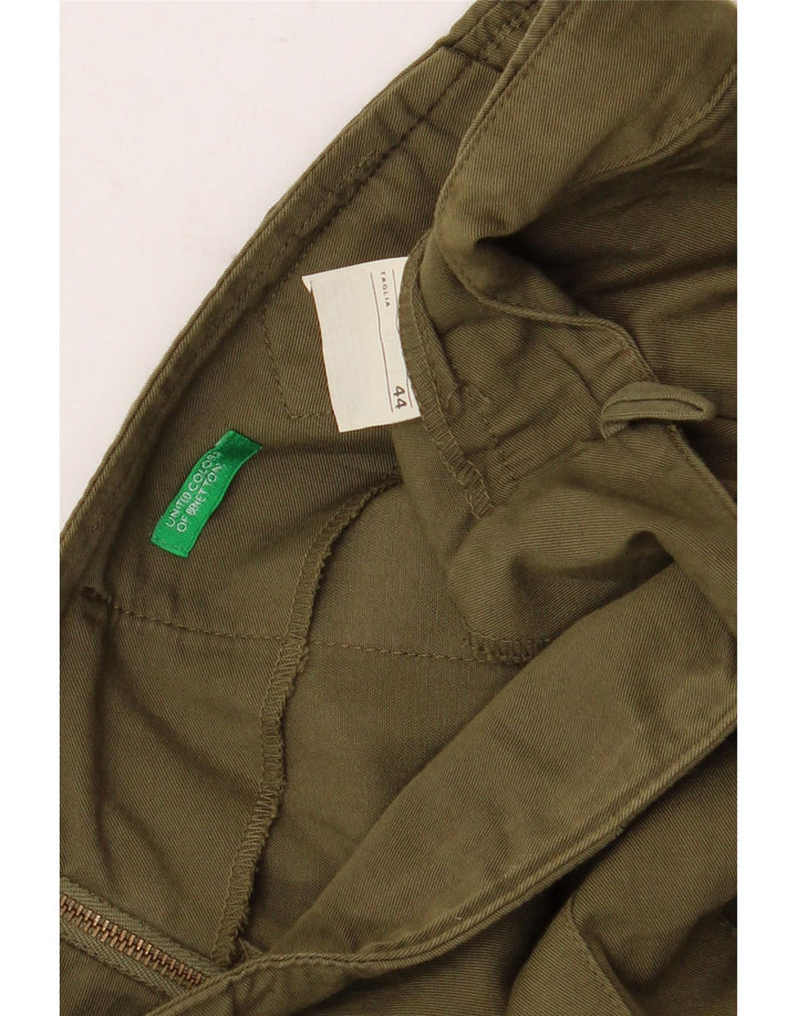 Spódnica damska Benetton w kształcie litery A IT 44 Medium W32 Khaki