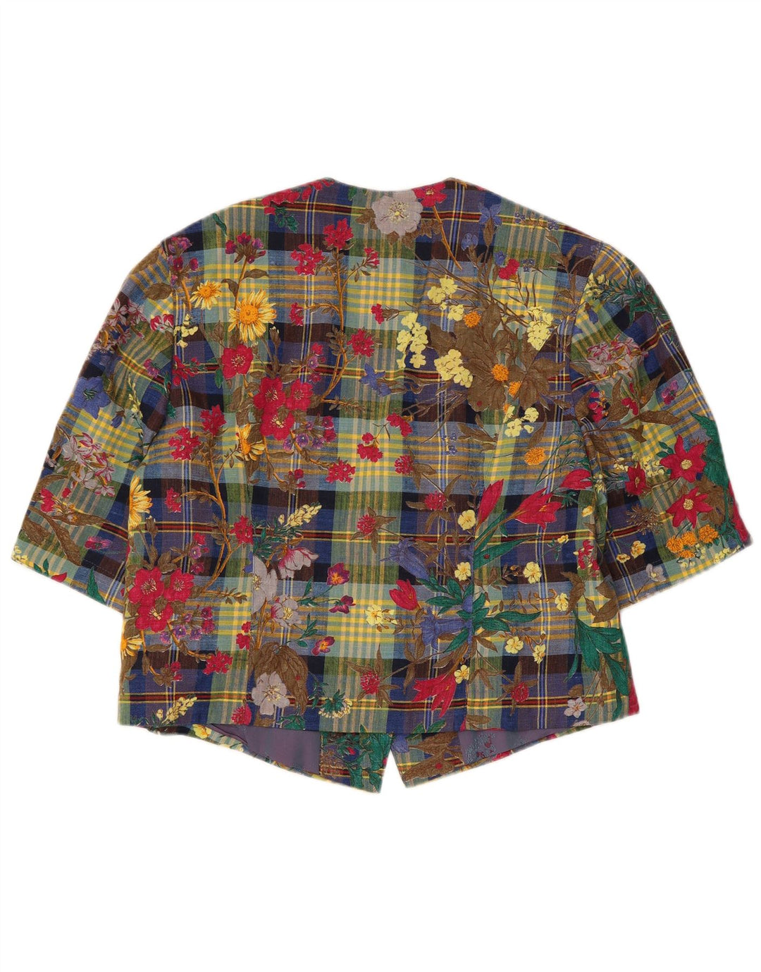 JULIUS LANG Damska marynarka zapinana na 4 guziki, EU 40, średnia, wielokolorowa