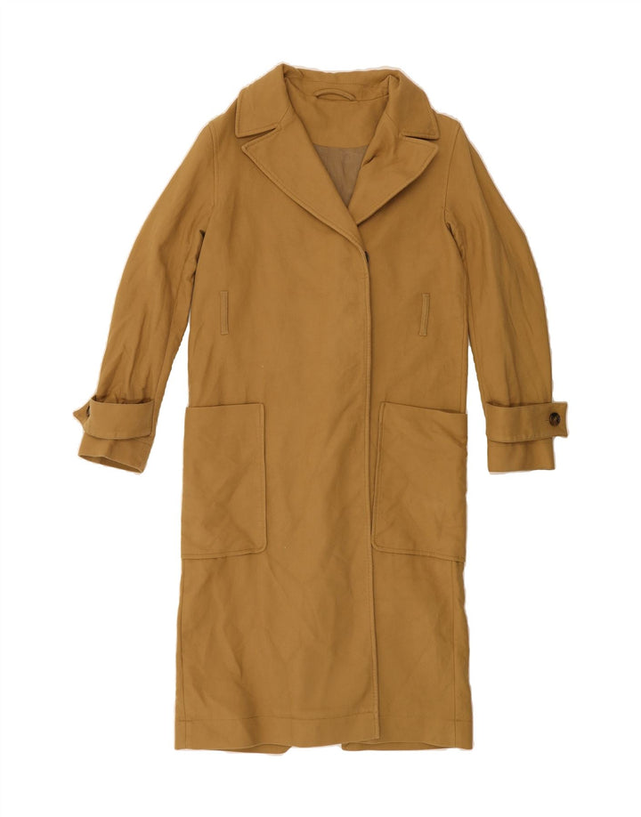 COS Womens Overcoat UK 14 Medium Beige Viscose Vintage Cos and Second-Hand Cos from Messina Hembry 