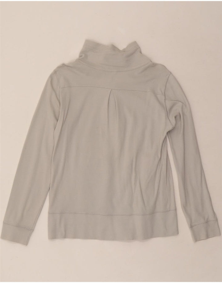 CHAMPION Womens Graphic Tracksuit Top Jacket UK 14 Medium Grey Cotton Vintage Champion and Second-Hand Champion from Messina Hembry 