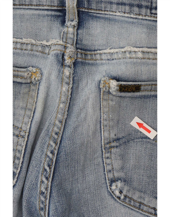 Damskie spodenki jeansowe Lee REED w trudnej sytuacji W34, duże, niebieskie, bawełniane