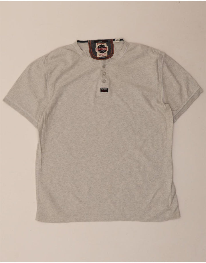 T-shirt męski Superdry Top 2XL, szary, bawełniany