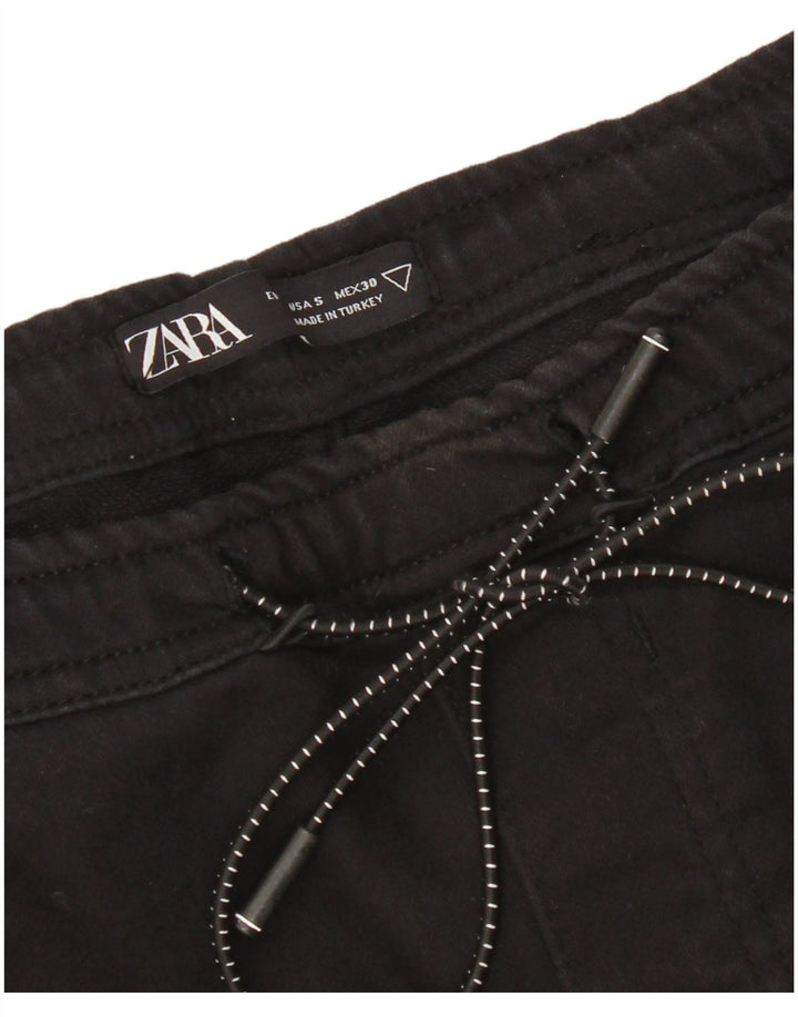 Damskie spodnie dresowe Zara Cargo UK 8 Small Black