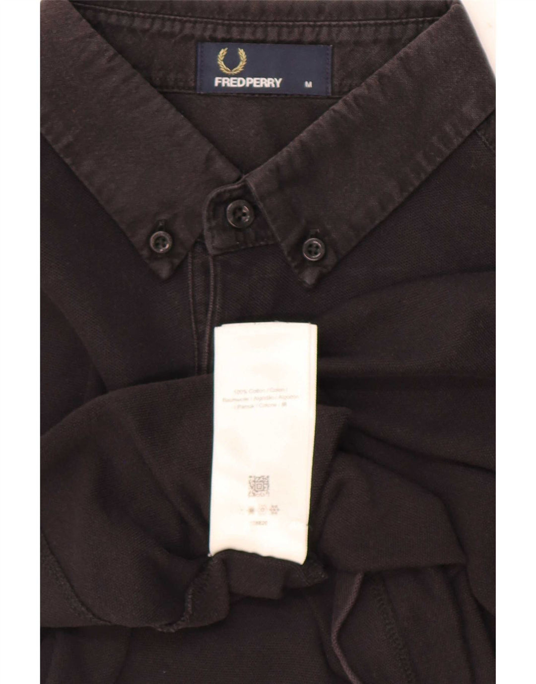 Męska koszulka polo Fred Perry, średnia czarna, bawełniana