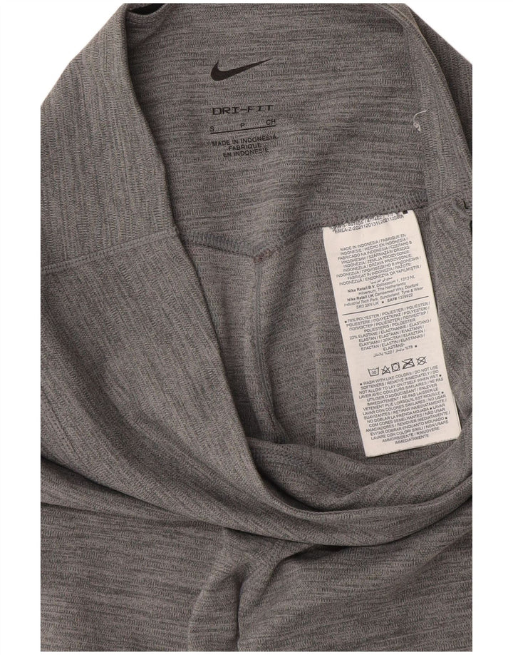 Damskie legginsy Nike Dri Fit UK 8, mały, szary, nakrapiany poliester