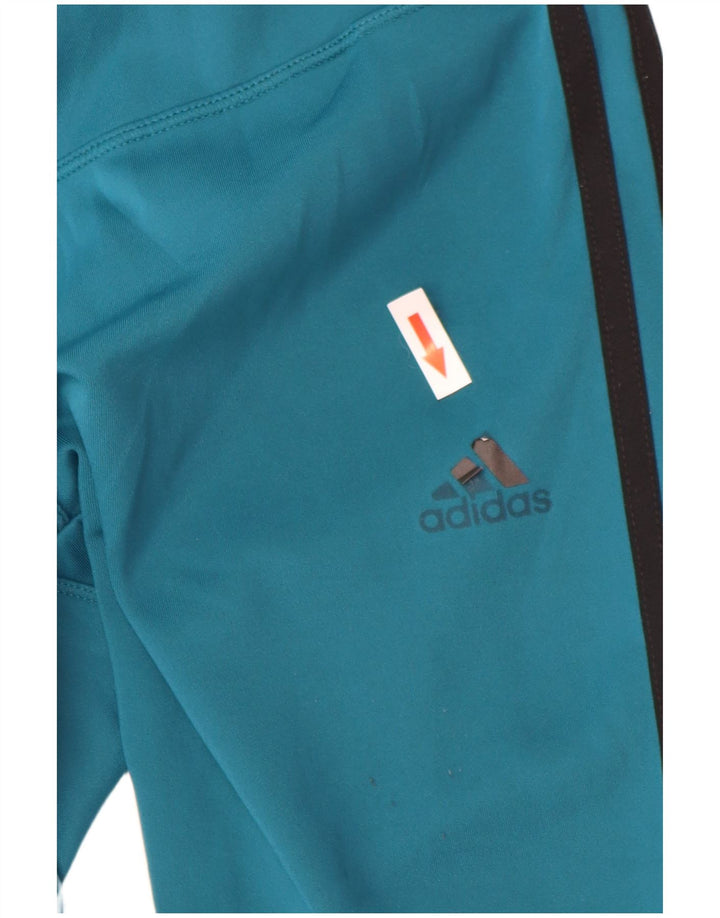 Legginsy Adidas Damskie Climalite UK 8/10 Małe Niebieskie Poliester