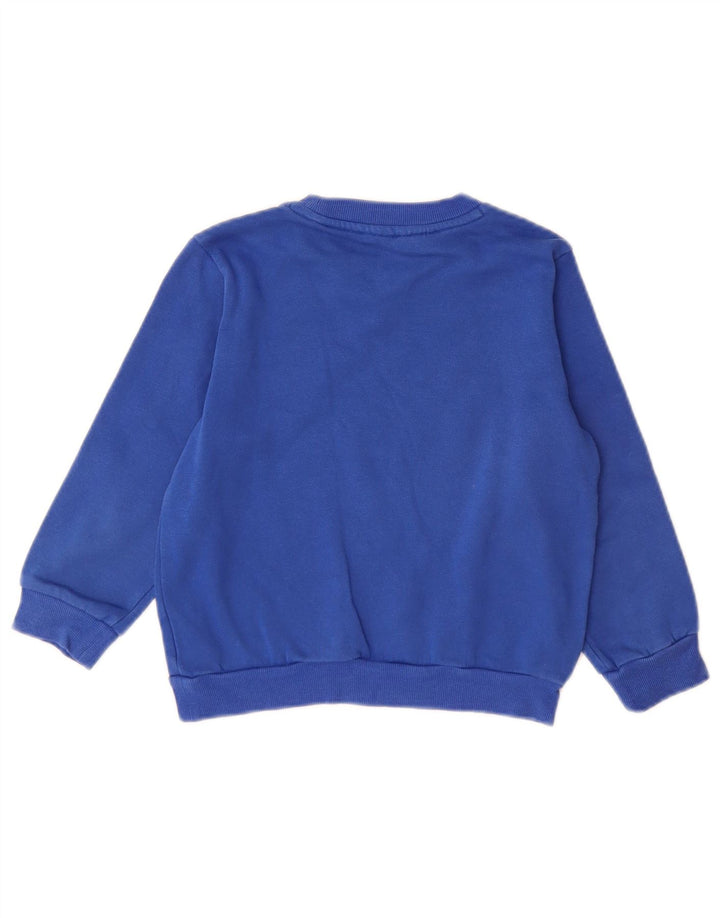 Adidas Chłopięca Bluza Sweter 6-7 Lat Niebieski Bawełna
